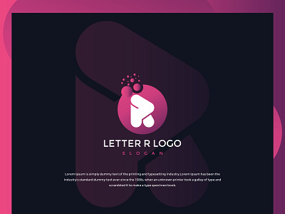 LETTER R LOGO amazing app blue branding business clean company corporate design icon illustration layout letter a logo letter logo logo logo design r logo typography ui vector