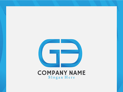 GE LETTER LOGO DESIGN FOR BRAND amazing best blue branding business business card design clean company corporate design e letter logo g letter g letter logo home icon illustration logo real estate typography vector