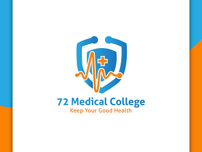 72 Medical College, Logo Design 72 amazing branding business college logo company corporate design doctor logo health logo heart logo hospital logo illustration logo logo design medical logo medicine logo patient logo real estate vector