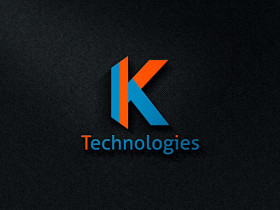 K Letter logo design - For Fiverr Client amazing blue branding business company corporate design icon illustration k letter k letter logo layout logo logo design real estate tech logo technical technology typography vector