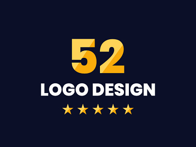 52 Flat Minimalist Branding Logo Design