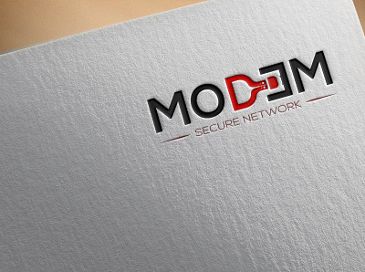 MODEM LOGO SECURE NETWORK amazing branding business company corporate design home illustration logo logotype mobile modem modem logo modem logo modern mokup network real estate typography vector