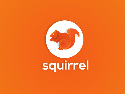 squirrel logo design amazing branding business company corporate design illustration logo real estate squirrel logo design typography vector