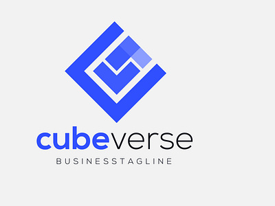 cube verse logo design