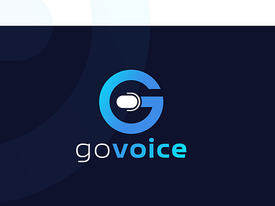 govoice, flat minimalist voice logo design amazing branding business company corporate flat minimalist govoice illustration logo logo design mic logo minimalist logo typography voice voice assistant voice logo voice logo design