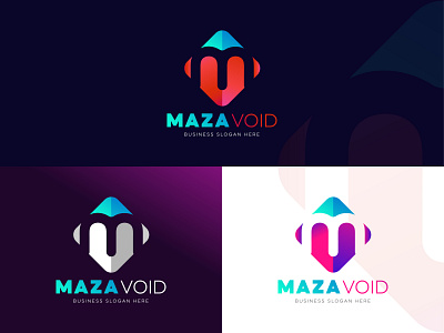 MAZA VOID LOGO DESIGN amazing branding company corporate illustration logo logo design logo design branding logo design concept logo designer logo designs logodesign logos logotype love typography