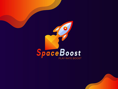 Branding Space Boost Logo Design amazing booster branding business business card design company corporate design home illustration logo logo design real estate space exploration space ship space shuttle typography vector