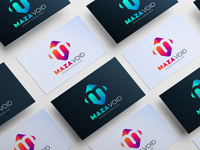 MAZA VOID ABSTRACT LOGO DESIGN