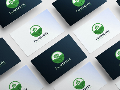 farmastic green logo design