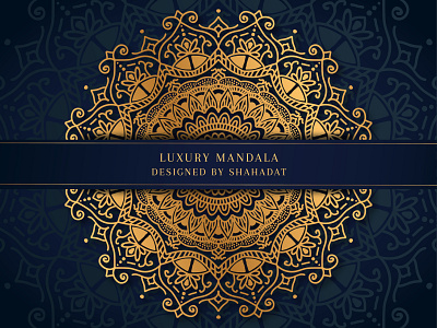 Luxury mandala background with modern arabesque