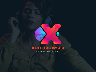 premium xoo browser logo design