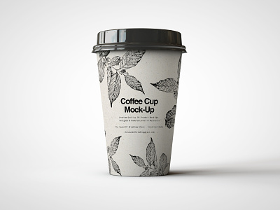 Craft Paper Coffee Cup Mock-Up