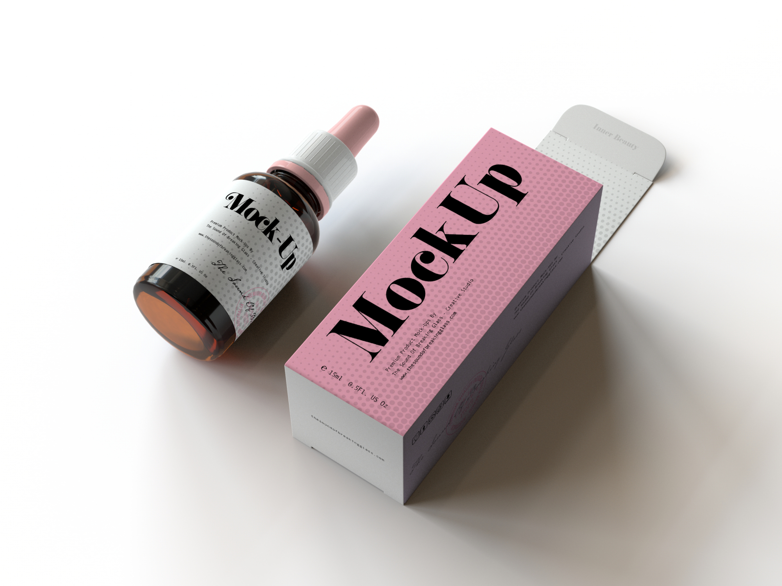 Download Dropper Bottle Box Mock Up By Joshua On Dribbble