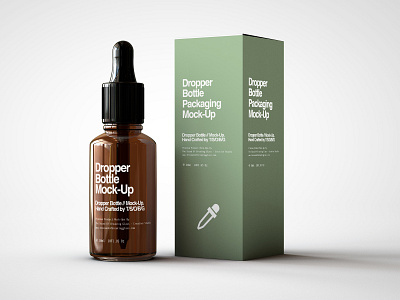Dropper Bottle Mockup Designs Themes Templates And Downloadable Graphic Elements On Dribbble