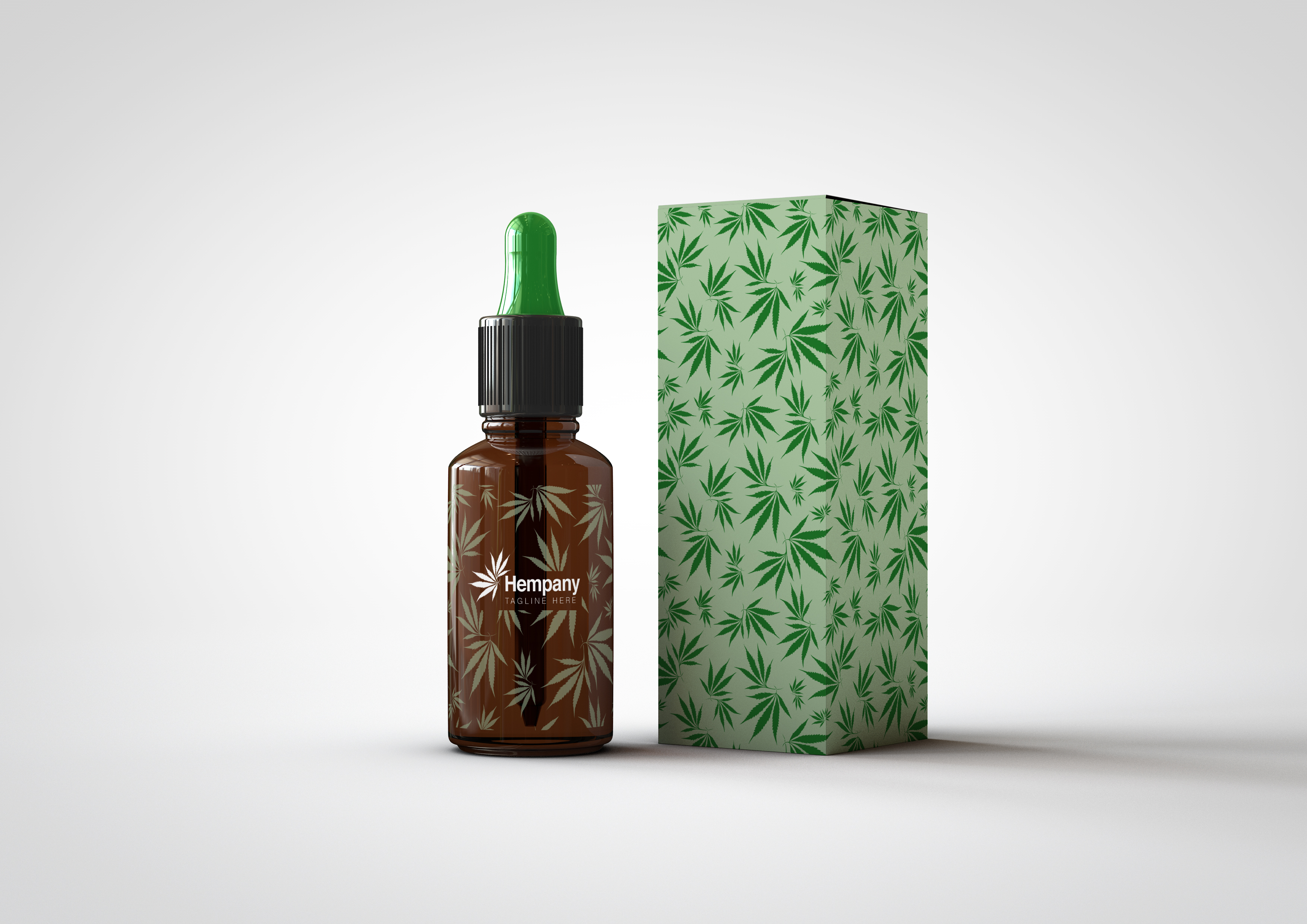 Download Amber Dropper Bottle Mock Up With Box by Joshua Connelly on Dribbble
