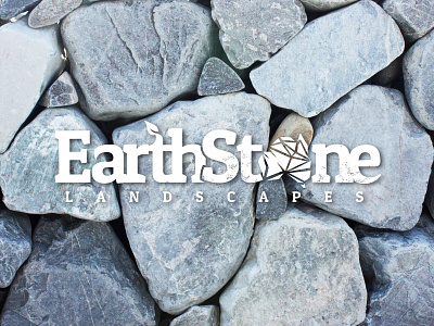 EarthStone Landscapes - Custom Logo Design australia australian branding custom graphic design identity identity branding illustration landscape logo logo design logotype typogaphy