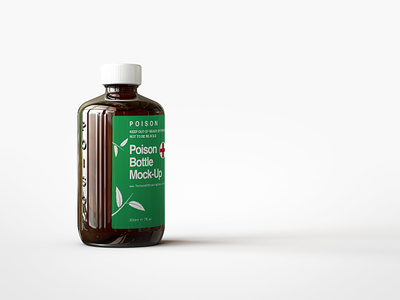 Download Poison Medical Bottle Mock Up By Joshua On Dribbble