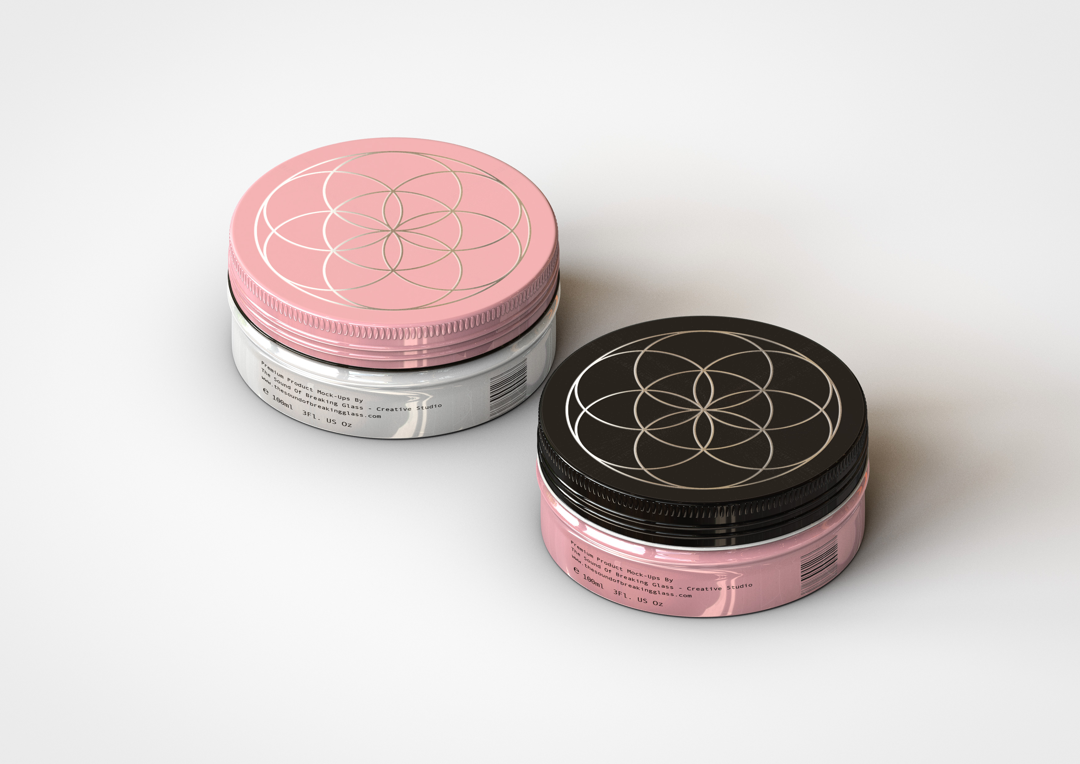 Download Dribbble Round Tin Container Mock Up White V4 Millenial Pink Jpg By Joshua Connelly 3D SVG Files Ideas | SVG, Paper Crafts, SVG File