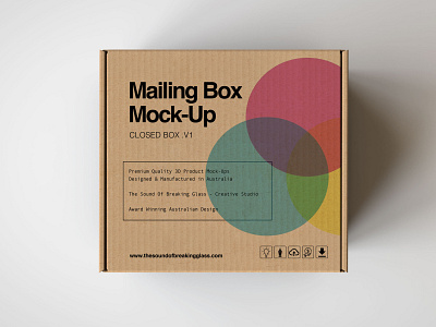 Mailing Box  | Shipping Box Mock Up