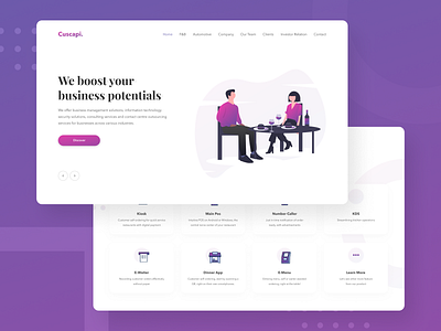 #Explore - Cuscapi Landing Page Redesign