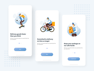 #Explore - Delivery App box business delivery delivery app delivery service design illustration ui uidesign ux vector