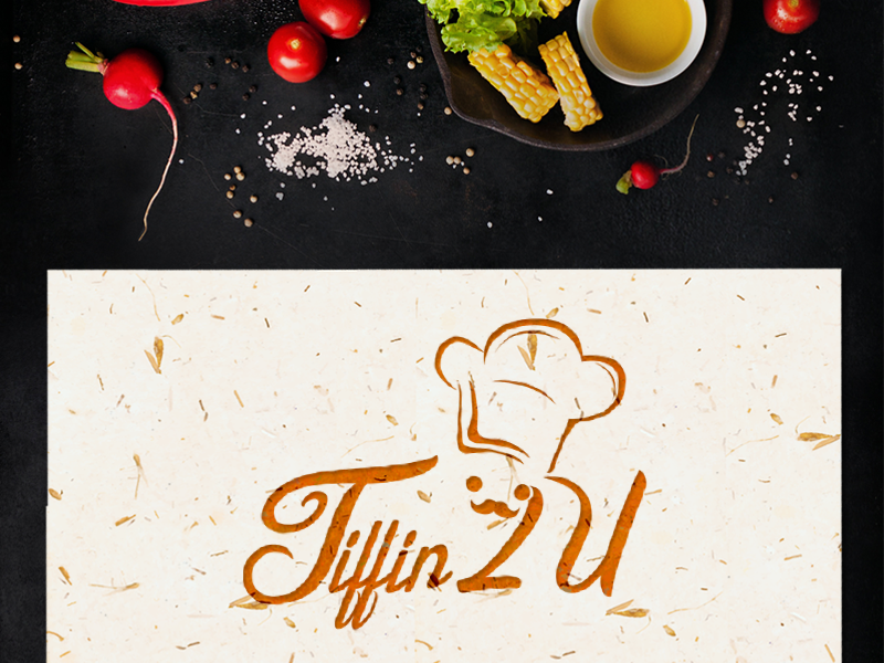 Tiffin2u Logo Design logo food restaurant tiffin