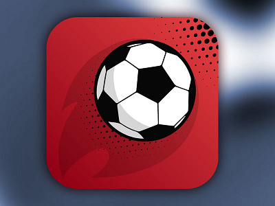 Football App Icon app design icon icon app illustration logo mobile app