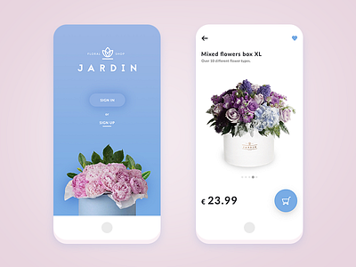 Floral shop app