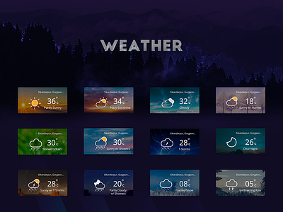 Weather report card api illustrator ui ux weatherapp