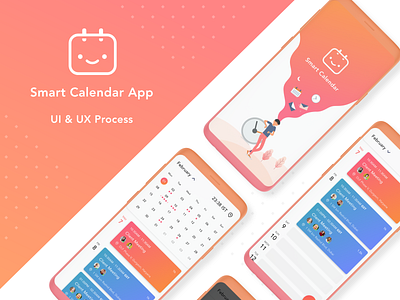 Smart Calendar App UI & UX process