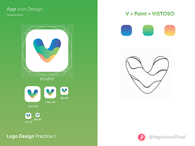 App icon practice 1 app app icon app icons app illustration app interface app logo app logo design ingeniouspixel logo design logos logotype ui ux