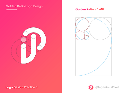 Logo practice 3 app icon app logo app logo design branding golden ratio goldenratio icon ingeniouspixel interaction design logo logo design logodesign ui ux