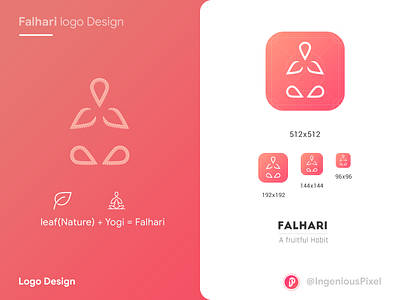 Falhari logo design