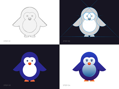 Penguin Logo Process