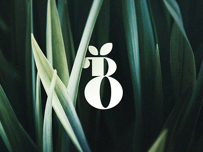B Monogram b logo branding design identity leaf leaves letter b logo logomark mark minimal monogram nature symbol