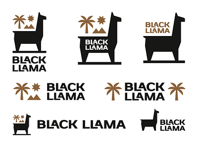 Black Llama Logo