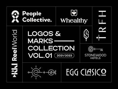 Logofolio 2021-2022 Vol.01 branding design identity illustration logo logocollection logodesign logofolio logomark logos logotype mark minimal monogram symbol typography