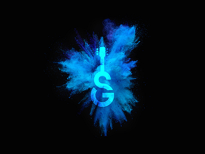 GS Monogram guitar logo logo mark monogram music