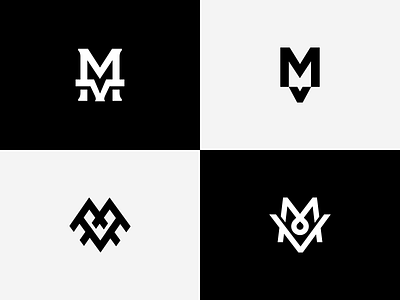 MV Monogram Explorations letters mv logo mark monogram mv logo mv monogram