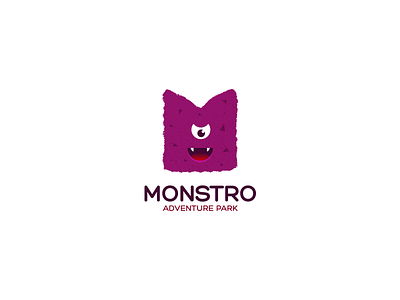 Monstro Logo character cute illustration logo mark mascot monster mouth