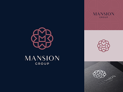 Mansion Group Logo branding circle identity logo logomark luxury m m logo mansion star