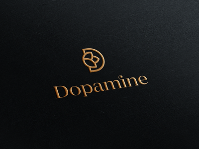 Dopamine Logo bloom branding d logo flower happiness health identity joy logo logo design logodesign logomark mark nature spa typography