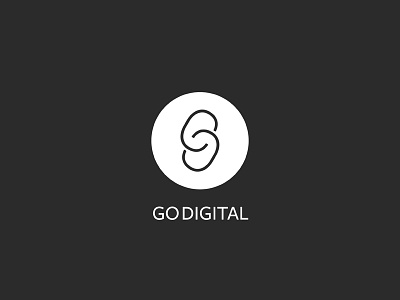 Go Digital brand brandidentity connecting digital godigital link logo