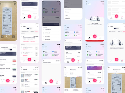 Redesign - Fyle Mobile App case study design figma mobile app mobile design redesign research ui ux ux design