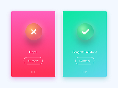 Flash complete dailyui done error flash message notification progress push success upload web