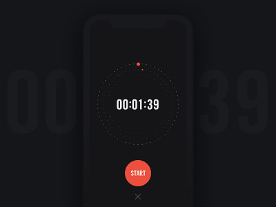 Countdown Timer 014 app clock daily ui time timer