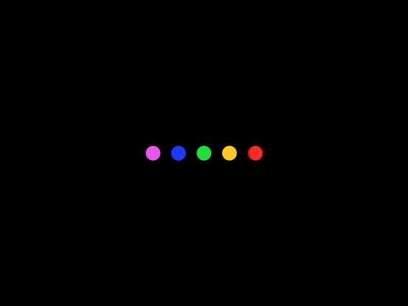 Loader animation app color dark loader rainbow simple simple animation ui