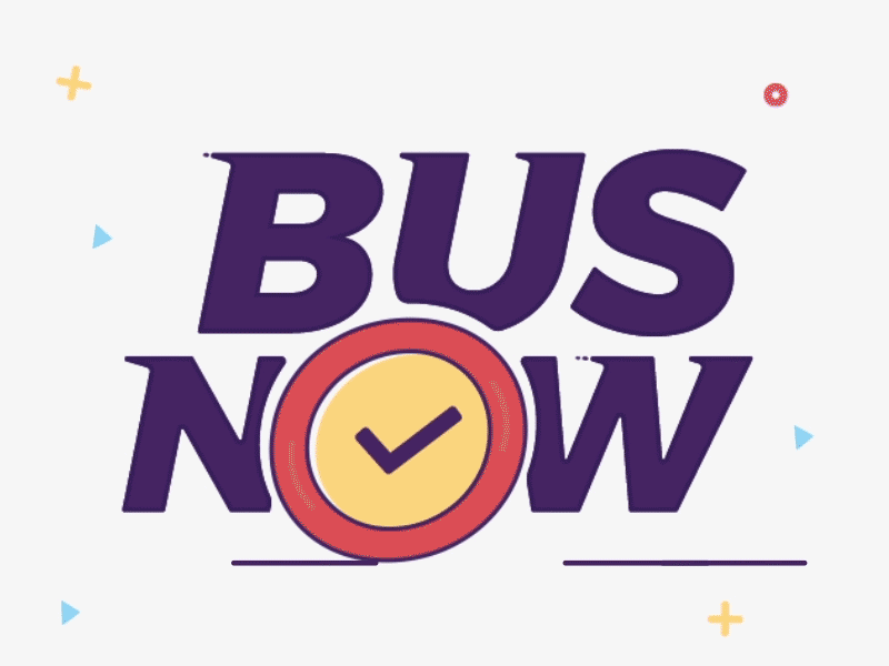 BusNow on redBus app aftereffects animation app branding design logo