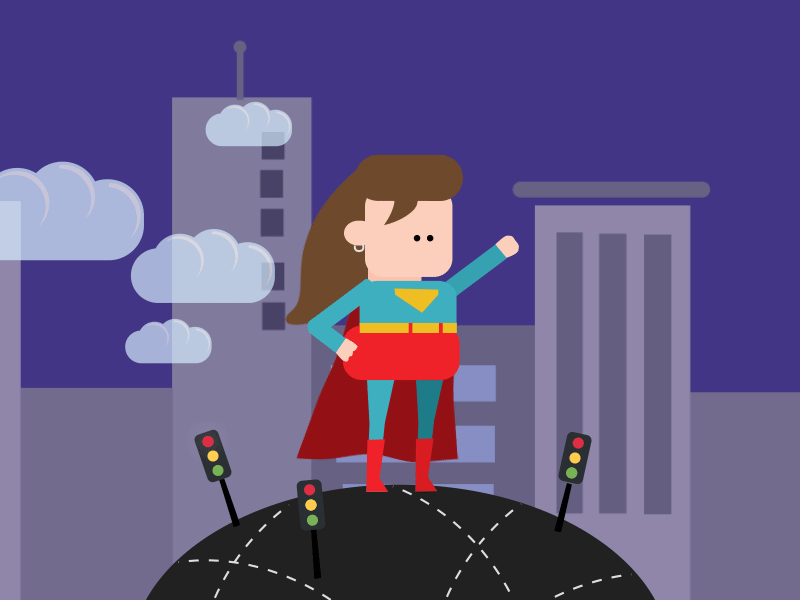 Ire Supergirl animation design illustration illustration art motiodesign motion motion animation motiondesign super girl superman vector