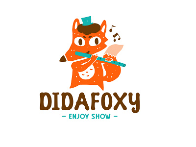 cartoon logo foxy branding design icon illustration ip logo vector 动物 卡通